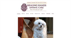 Desktop Screenshot of healinghandsanimalcare.com